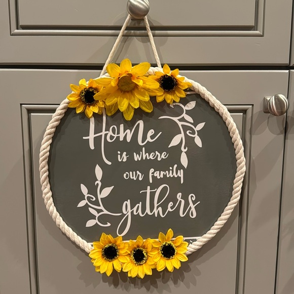 Floral Wood Signs- Handmade - Picture 2 of 4